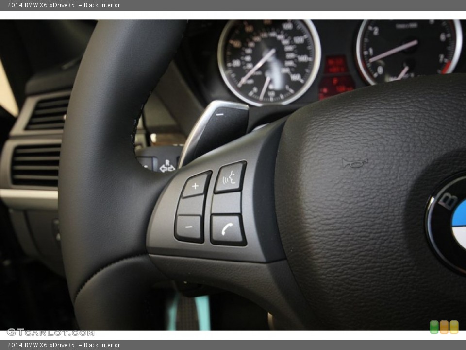 Black Interior Controls for the 2014 BMW X6 xDrive35i #80476985