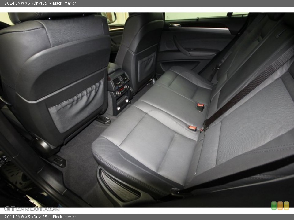 Black Interior Rear Seat for the 2014 BMW X6 xDrive35i #80477012