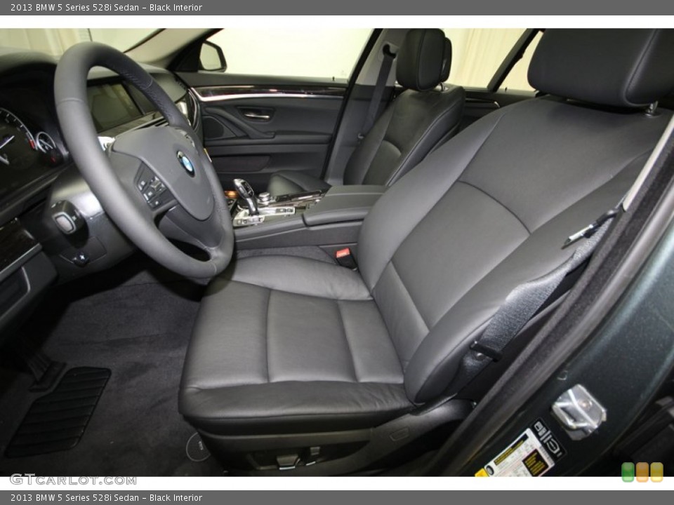 Black Interior Photo for the 2013 BMW 5 Series 528i Sedan #80477413