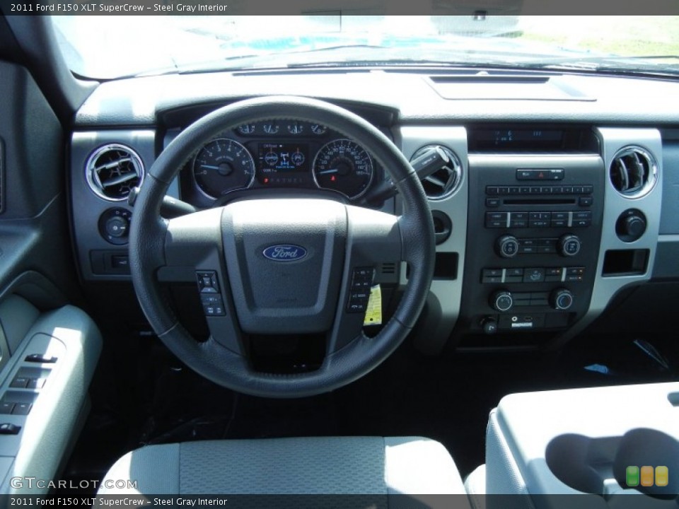Steel Gray Interior Dashboard for the 2011 Ford F150 XLT SuperCrew #80478200