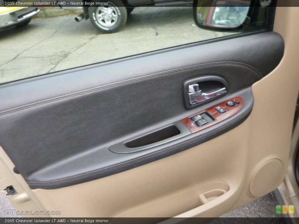 Neutral Beige Interior Door Panel for the 2005 Chevrolet Uplander LT AWD #80478998