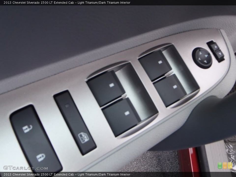 Light Titanium/Dark Titanium Interior Controls for the 2013 Chevrolet Silverado 1500 LT Extended Cab #80483245