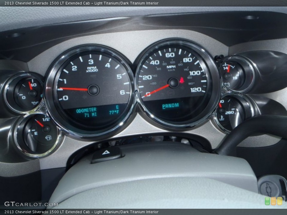 Light Titanium/Dark Titanium Interior Gauges for the 2013 Chevrolet Silverado 1500 LT Extended Cab #80483383