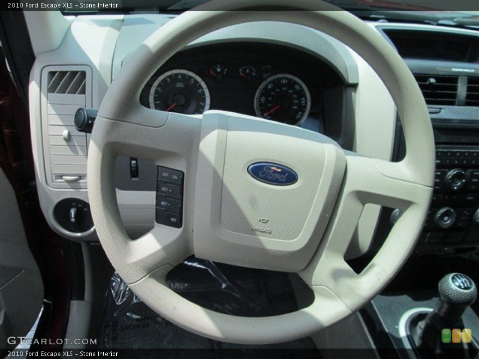 Stone Interior Steering Wheel for the 2010 Ford Escape XLS #80484874
