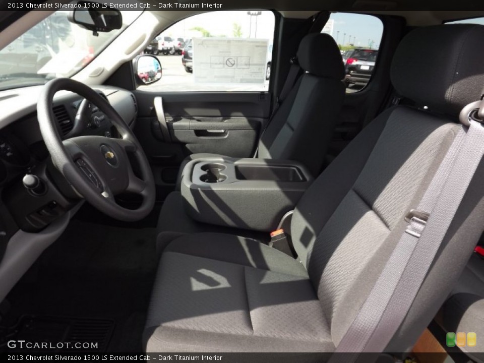 Dark Titanium Interior Photo for the 2013 Chevrolet Silverado 1500 LS Extended Cab #80487724