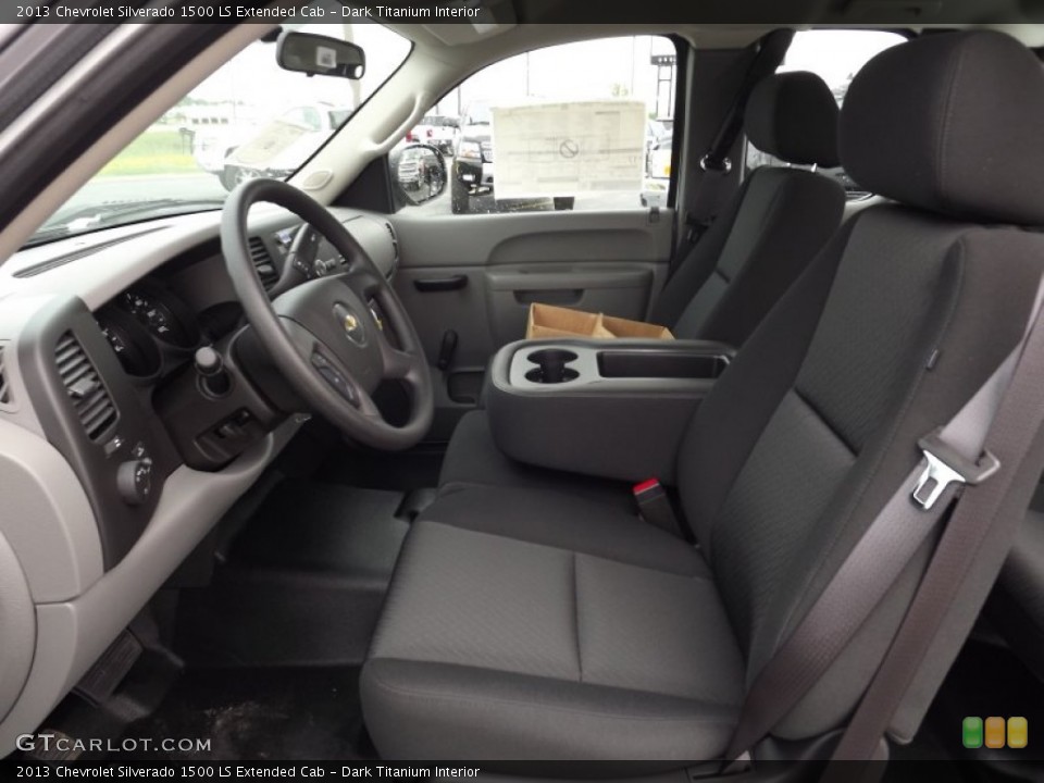 Dark Titanium Interior Photo for the 2013 Chevrolet Silverado 1500 LS Extended Cab #80488267