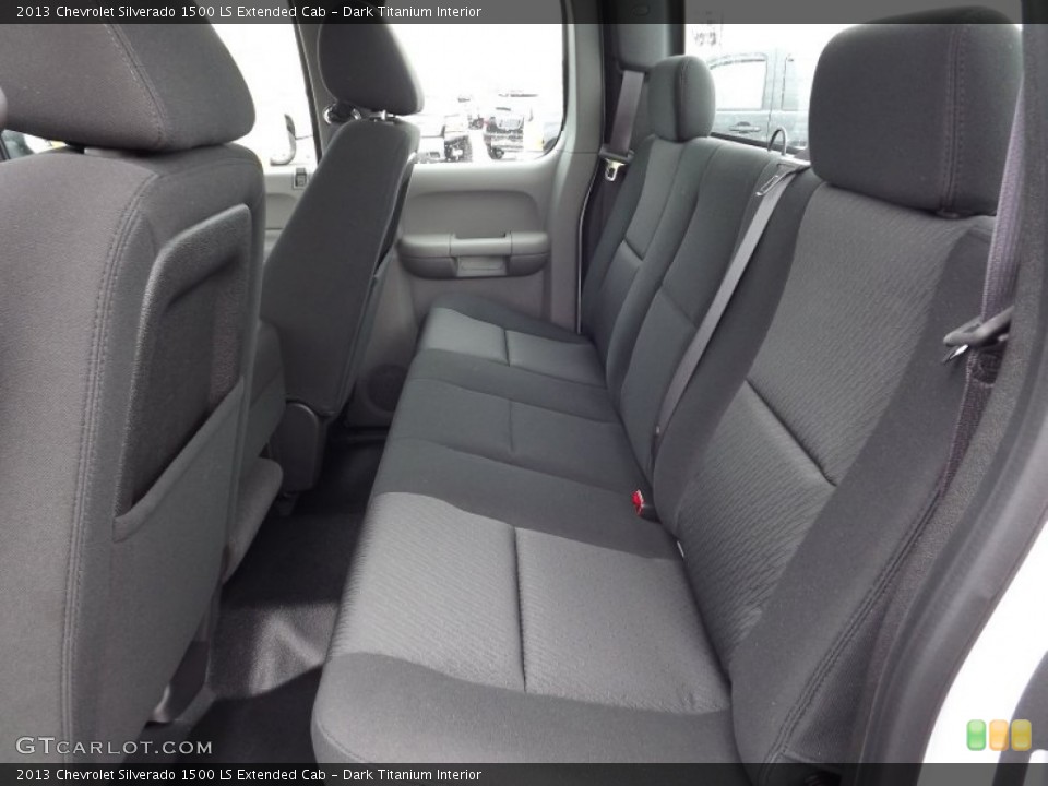 Dark Titanium Interior Rear Seat for the 2013 Chevrolet Silverado 1500 LS Extended Cab #80488390