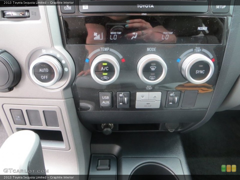 Graphite Interior Controls for the 2013 Toyota Sequoia Limited #80490031