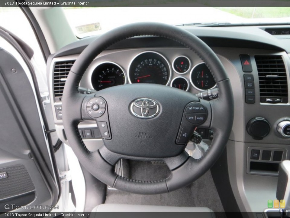 Graphite Interior Steering Wheel for the 2013 Toyota Sequoia Limited #80490079