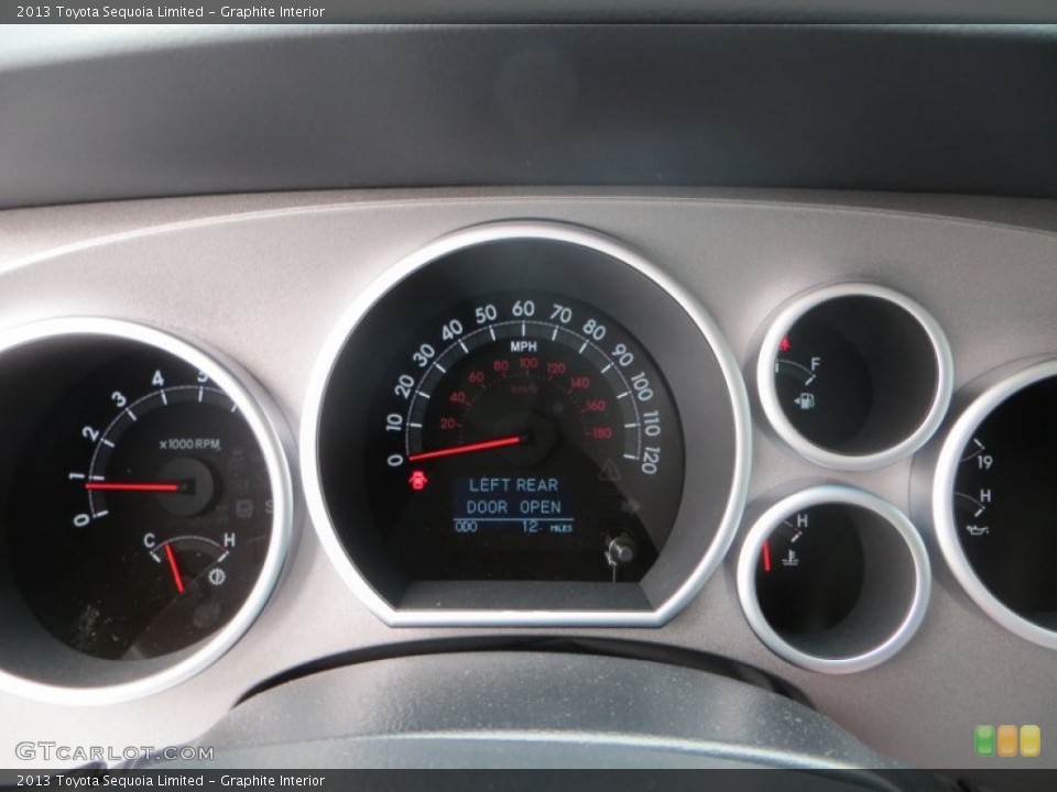 Graphite Interior Gauges for the 2013 Toyota Sequoia Limited #80490102