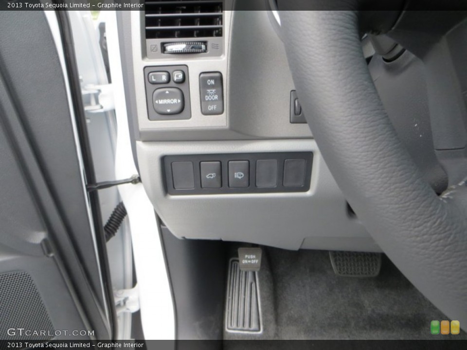 Graphite Interior Controls for the 2013 Toyota Sequoia Limited #80490123