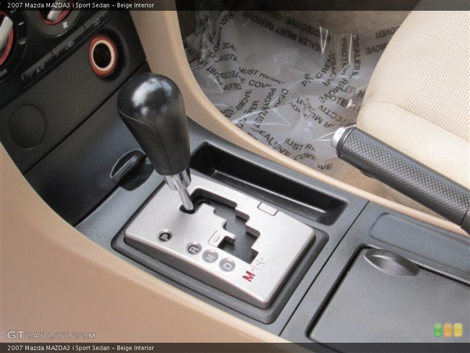Beige Interior Transmission for the 2007 Mazda MAZDA3 i Sport Sedan #80492077