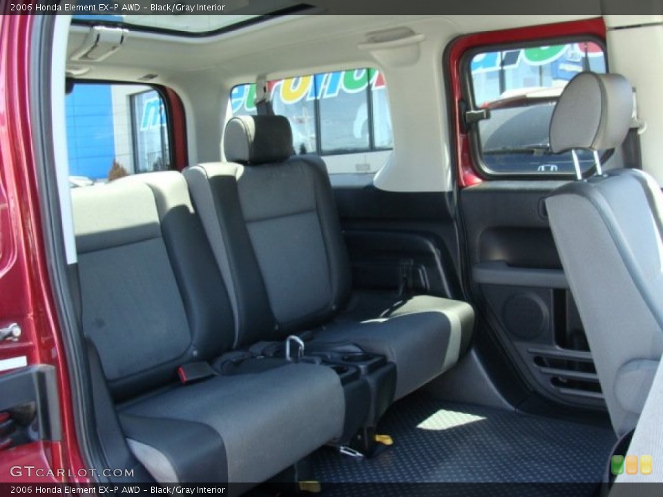 Black/Gray Interior Rear Seat for the 2006 Honda Element EX-P AWD #80492136