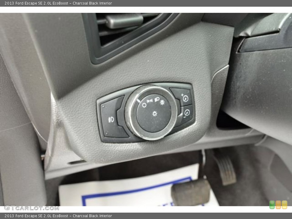 Charcoal Black Interior Controls for the 2013 Ford Escape SE 2.0L EcoBoost #80492189