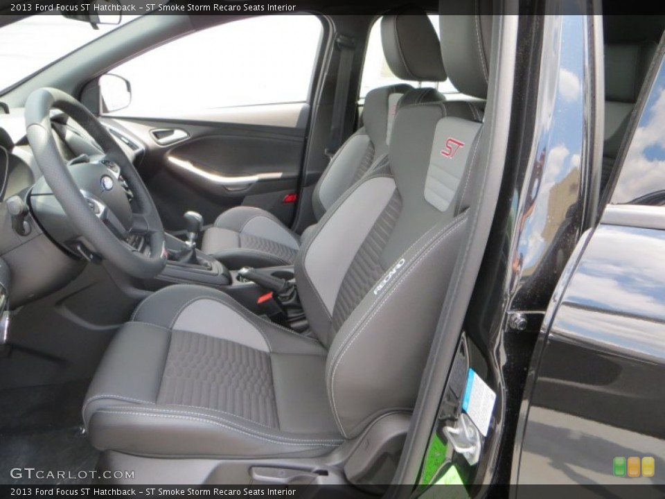 ST Smoke Storm Recaro Seats Interior Photo for the 2013 Ford Focus ST Hatchback #80492392