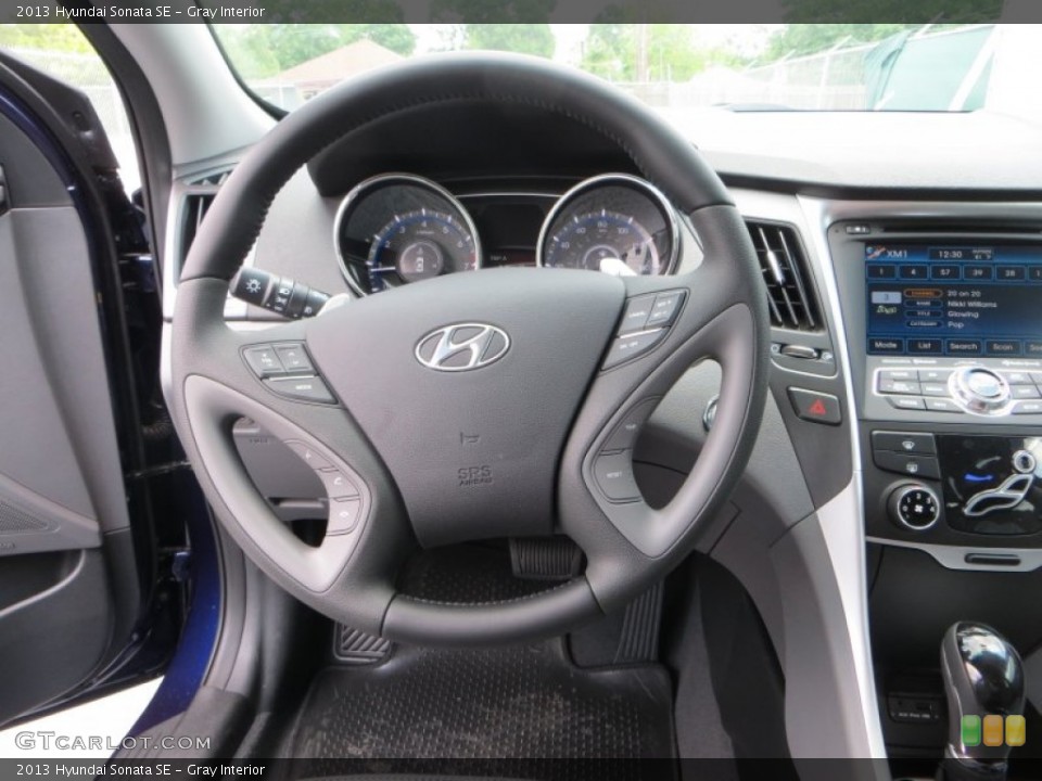 Gray Interior Steering Wheel for the 2013 Hyundai Sonata SE #80493454