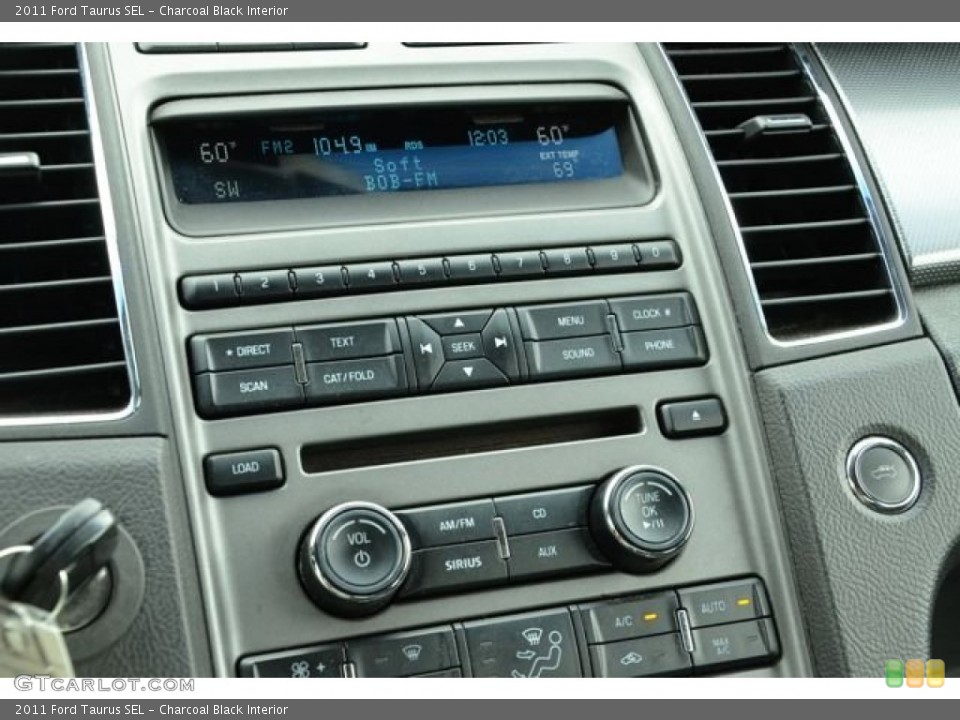 Charcoal Black Interior Controls for the 2011 Ford Taurus SEL #80493669