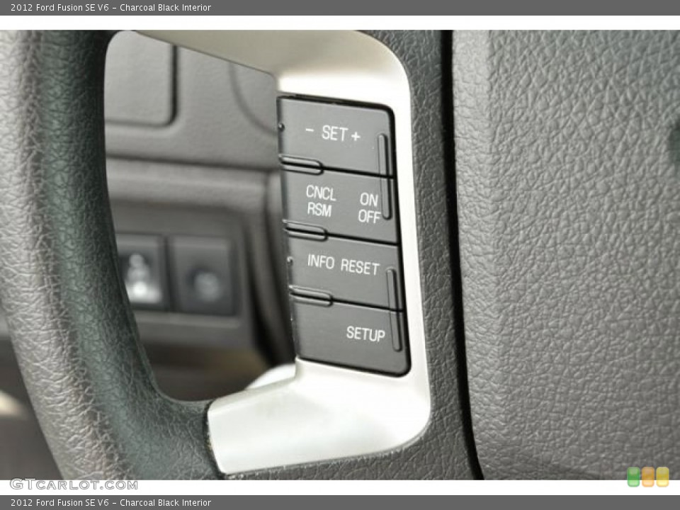 Charcoal Black Interior Controls for the 2012 Ford Fusion SE V6 #80494252
