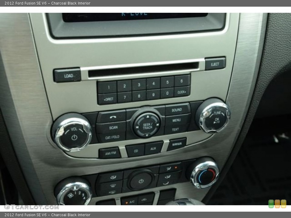 Charcoal Black Interior Controls for the 2012 Ford Fusion SE V6 #80494330