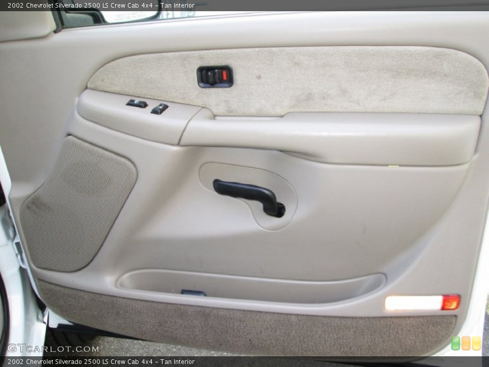 Tan Interior Door Panel for the 2002 Chevrolet Silverado 2500 LS Crew Cab 4x4 #80494612