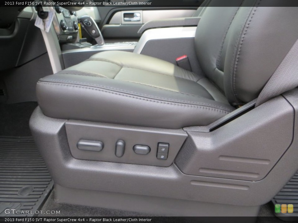 Raptor Black Leather/Cloth Interior Controls for the 2013 Ford F150 SVT Raptor SuperCrew 4x4 #80494978