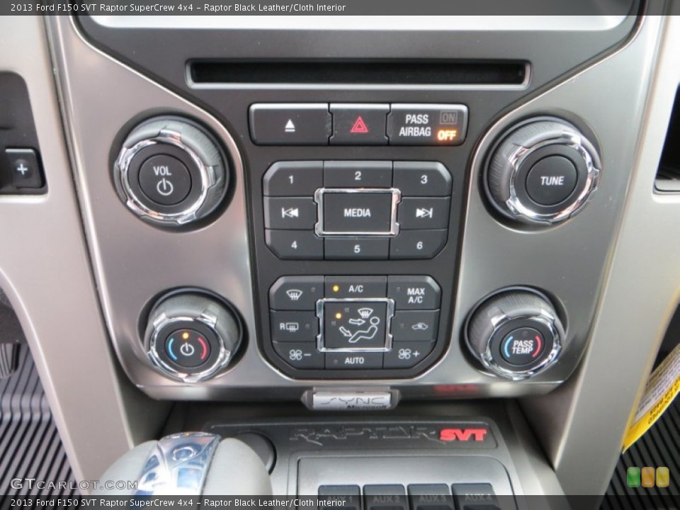 Raptor Black Leather/Cloth Interior Controls for the 2013 Ford F150 SVT Raptor SuperCrew 4x4 #80495092