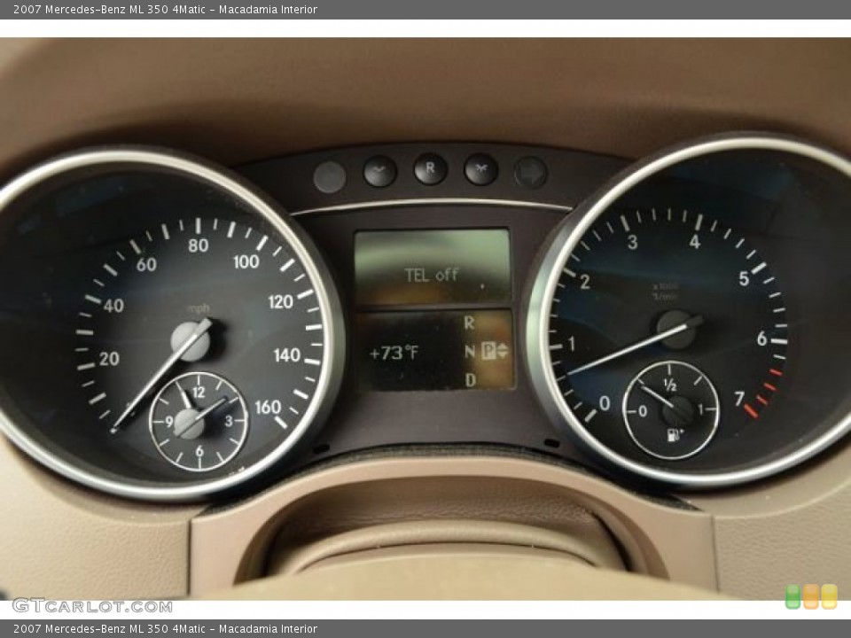 Macadamia Interior Gauges for the 2007 Mercedes-Benz ML 350 4Matic #80496403