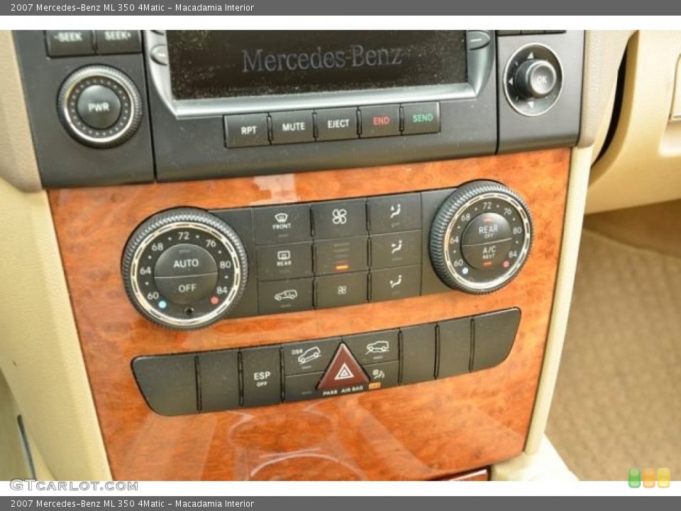 Macadamia Interior Controls for the 2007 Mercedes-Benz ML 350 4Matic #80496477