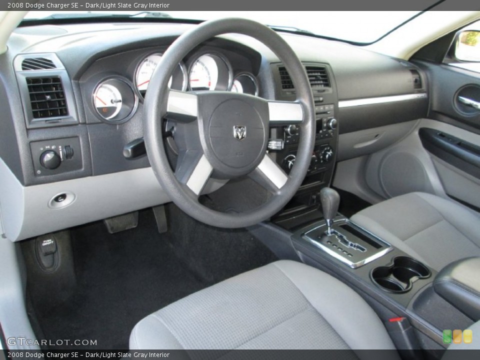 Dark/Light Slate Gray 2008 Dodge Charger Interiors