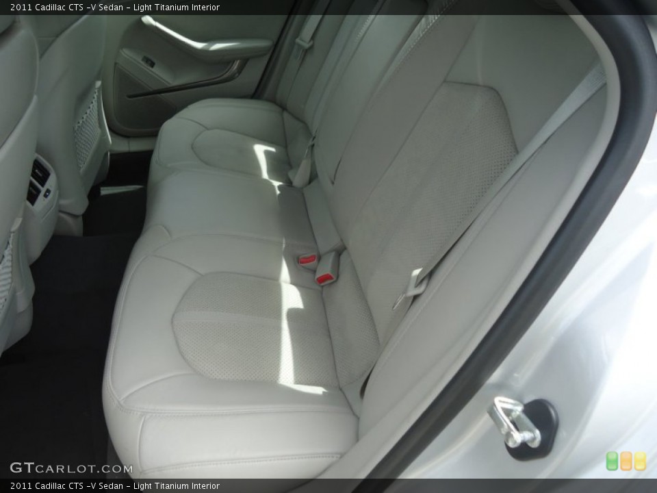 Light Titanium Interior Rear Seat for the 2011 Cadillac CTS -V Sedan #80497531