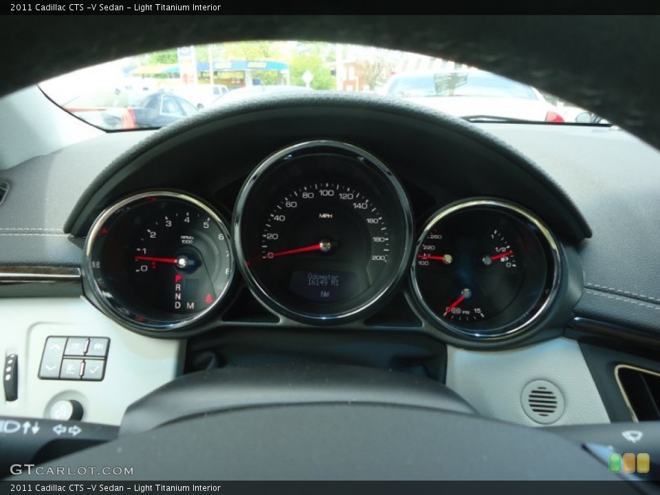 Light Titanium Interior Gauges for the 2011 Cadillac CTS -V Sedan #80497764