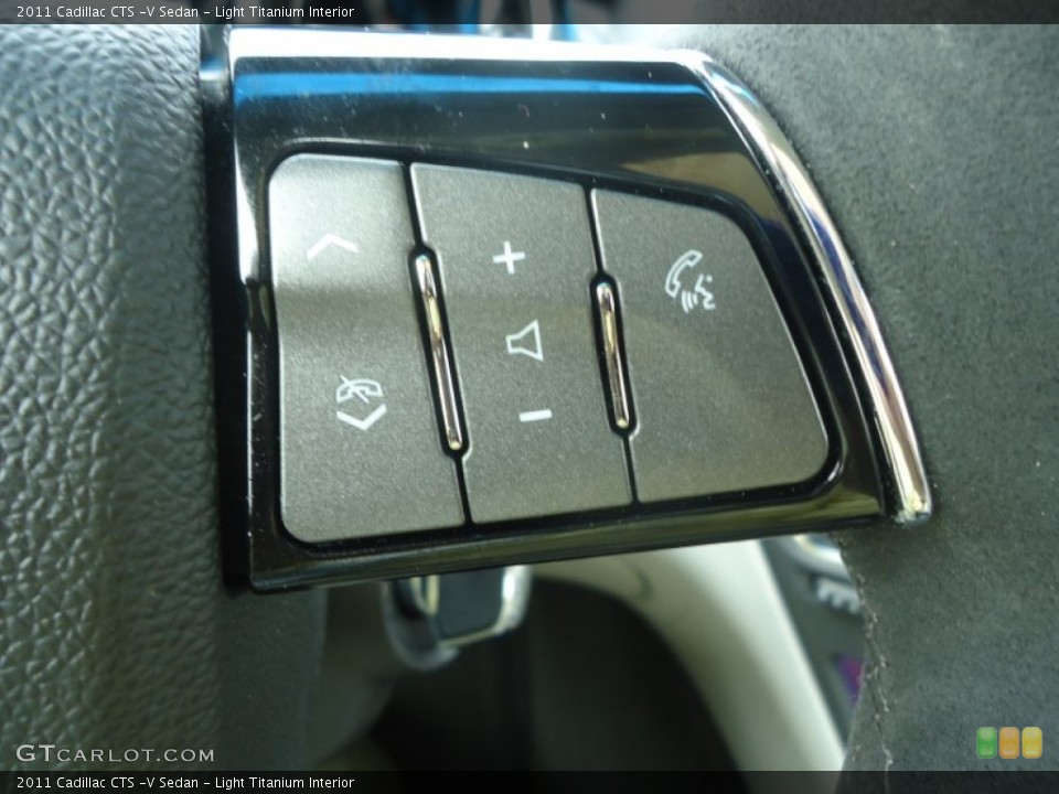 Light Titanium Interior Controls for the 2011 Cadillac CTS -V Sedan #80497807
