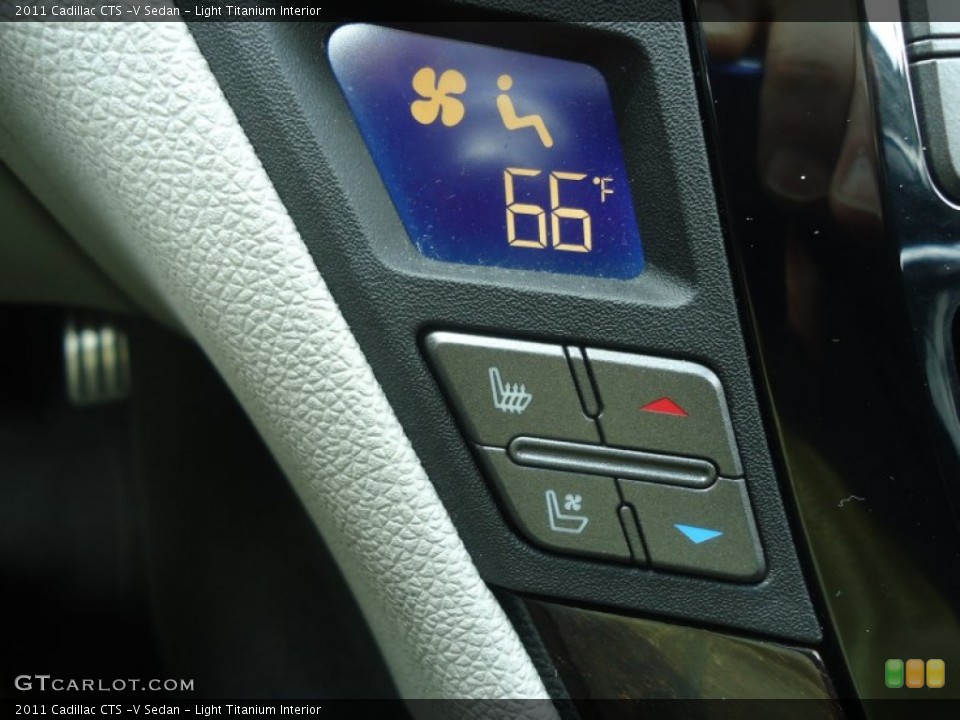 Light Titanium Interior Controls for the 2011 Cadillac CTS -V Sedan #80497884
