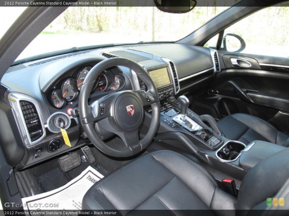 Black 2012 Porsche Cayenne Interiors