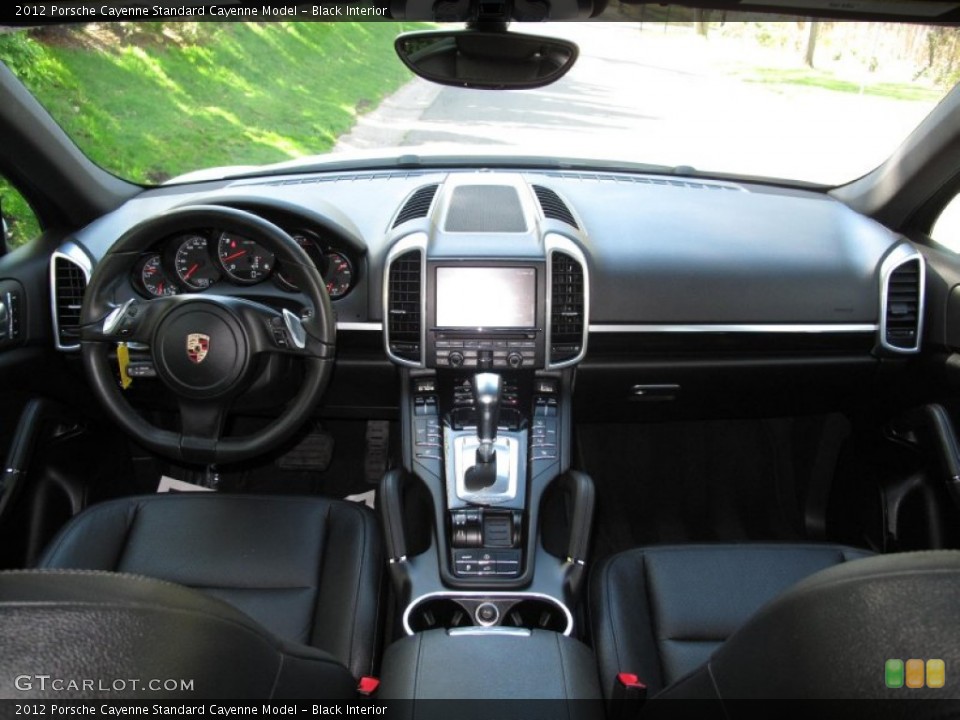 Black Interior Dashboard for the 2012 Porsche Cayenne  #80498158