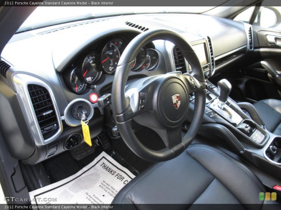 Black Interior Dashboard for the 2012 Porsche Cayenne  #80498309