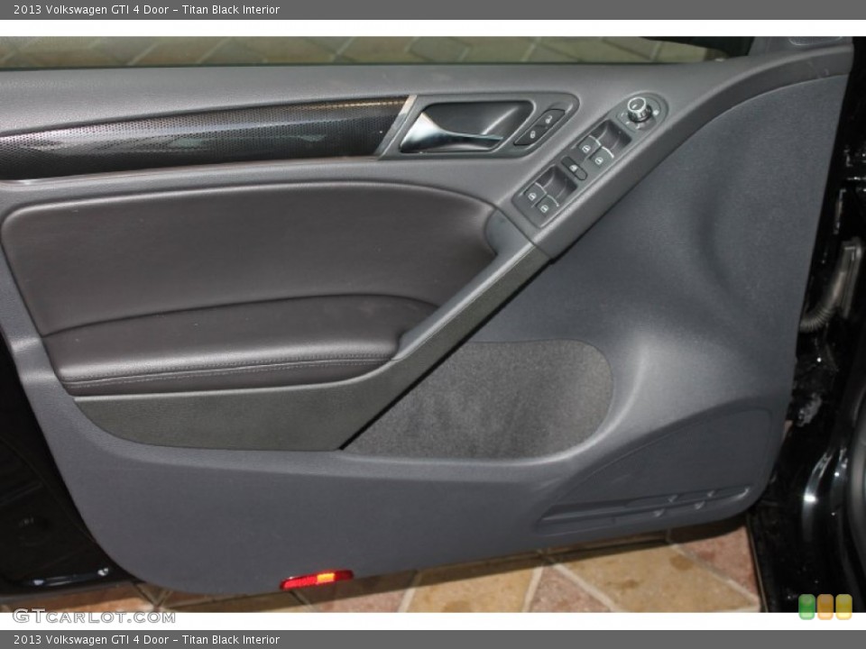 Titan Black Interior Door Panel for the 2013 Volkswagen GTI 4 Door #80498674