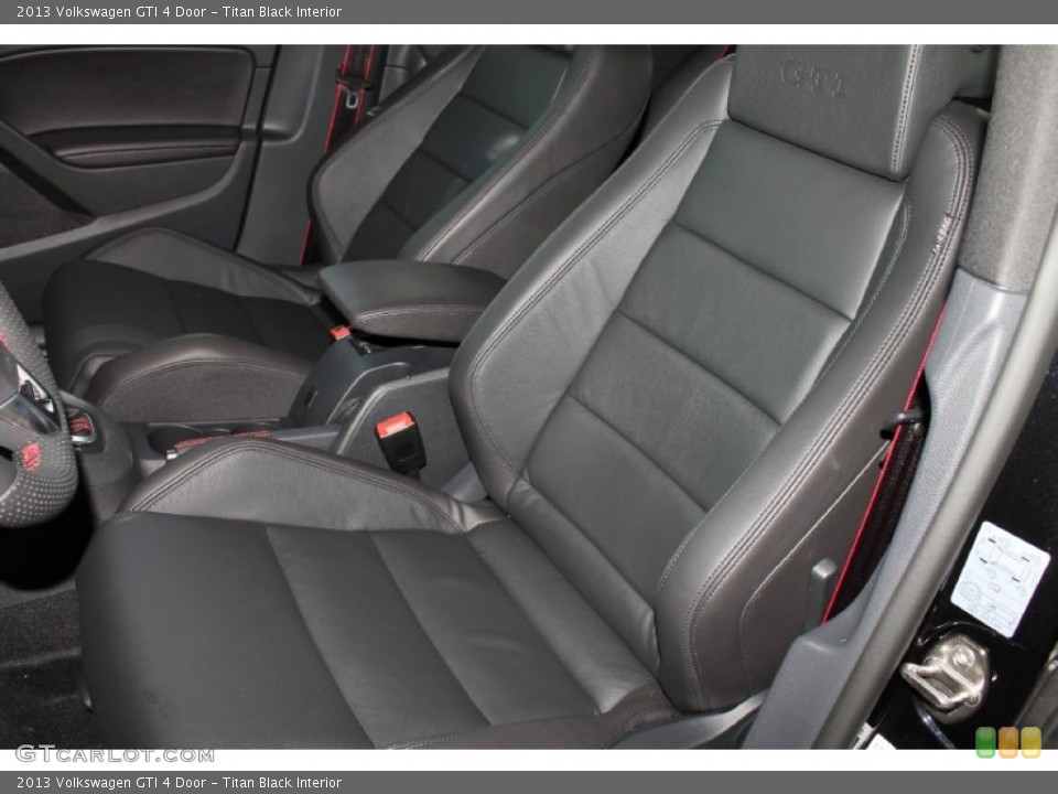 Titan Black Interior Front Seat for the 2013 Volkswagen GTI 4 Door #80498719