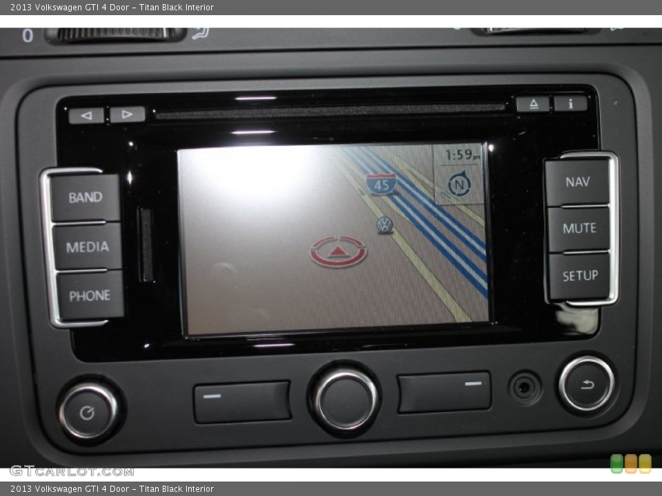 Titan Black Interior Navigation for the 2013 Volkswagen GTI 4 Door #80498820