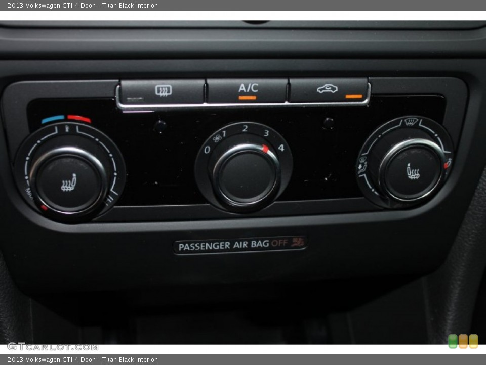 Titan Black Interior Controls for the 2013 Volkswagen GTI 4 Door #80498839