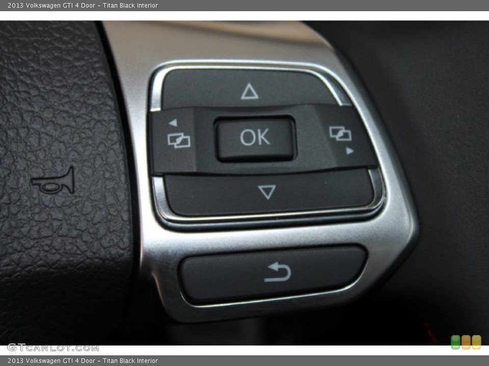 Titan Black Interior Controls for the 2013 Volkswagen GTI 4 Door #80498902