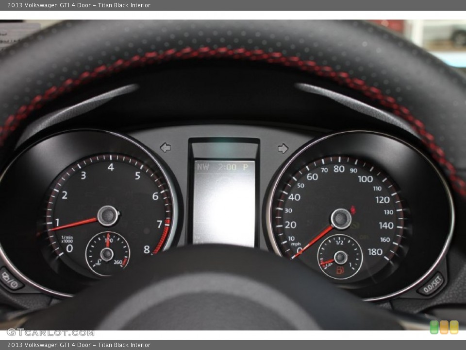 Titan Black Interior Gauges for the 2013 Volkswagen GTI 4 Door #80498941