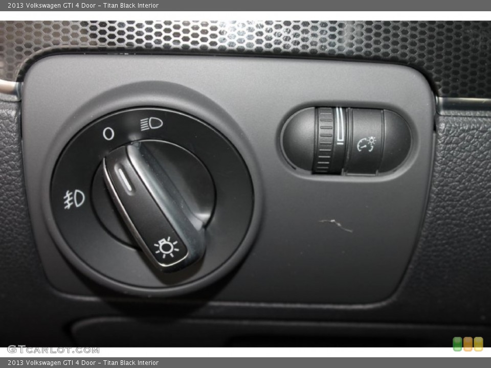 Titan Black Interior Controls for the 2013 Volkswagen GTI 4 Door #80498962