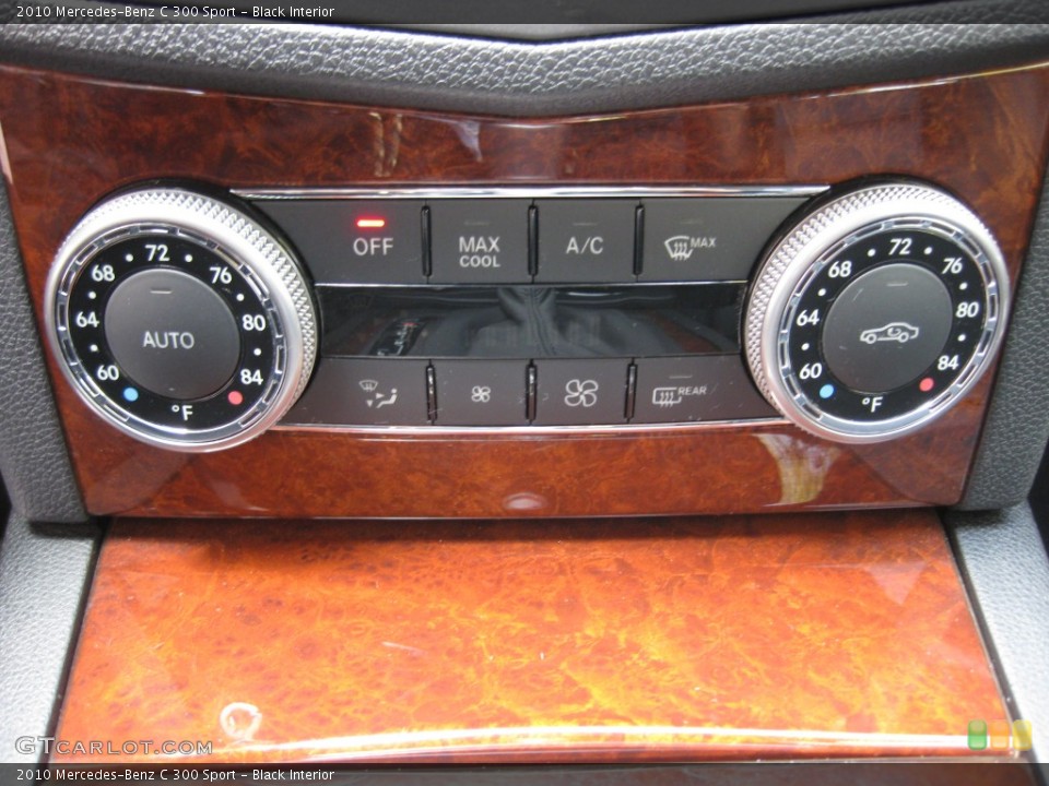 Black Interior Controls for the 2010 Mercedes-Benz C 300 Sport #80499043