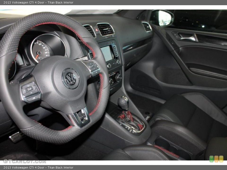 Titan Black Interior Dashboard for the 2013 Volkswagen GTI 4 Door #80499425