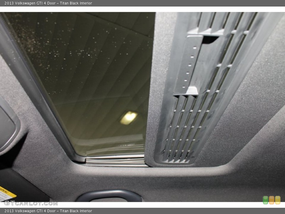 Titan Black Interior Sunroof for the 2013 Volkswagen GTI 4 Door #80499520