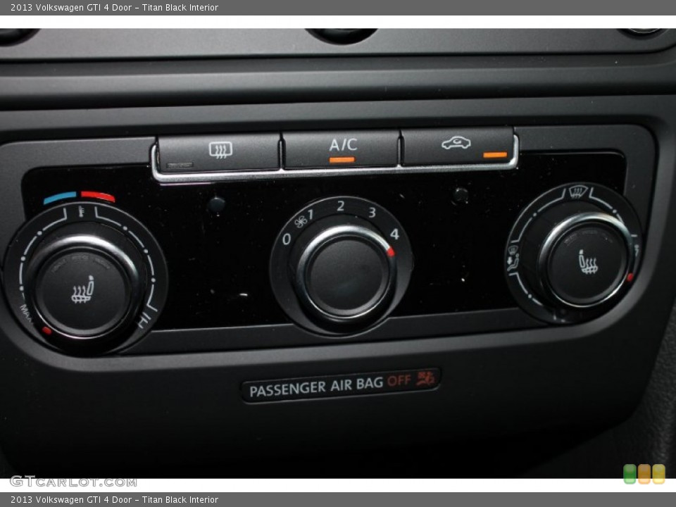 Titan Black Interior Controls for the 2013 Volkswagen GTI 4 Door #80499568