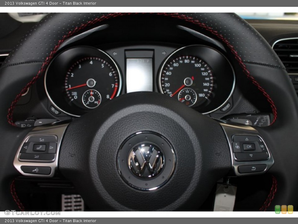 Titan Black Interior Controls for the 2013 Volkswagen GTI 4 Door #80499610