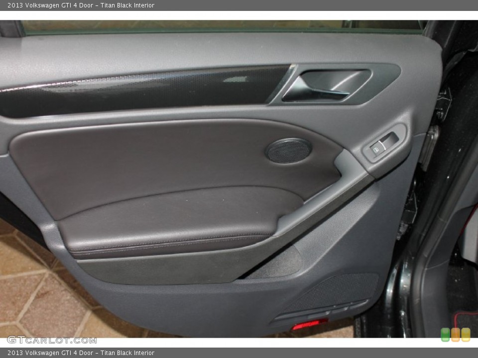 Titan Black Interior Door Panel for the 2013 Volkswagen GTI 4 Door #80499706