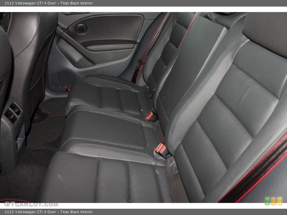 Titan Black Interior Rear Seat for the 2013 Volkswagen GTI 4 Door #80499751